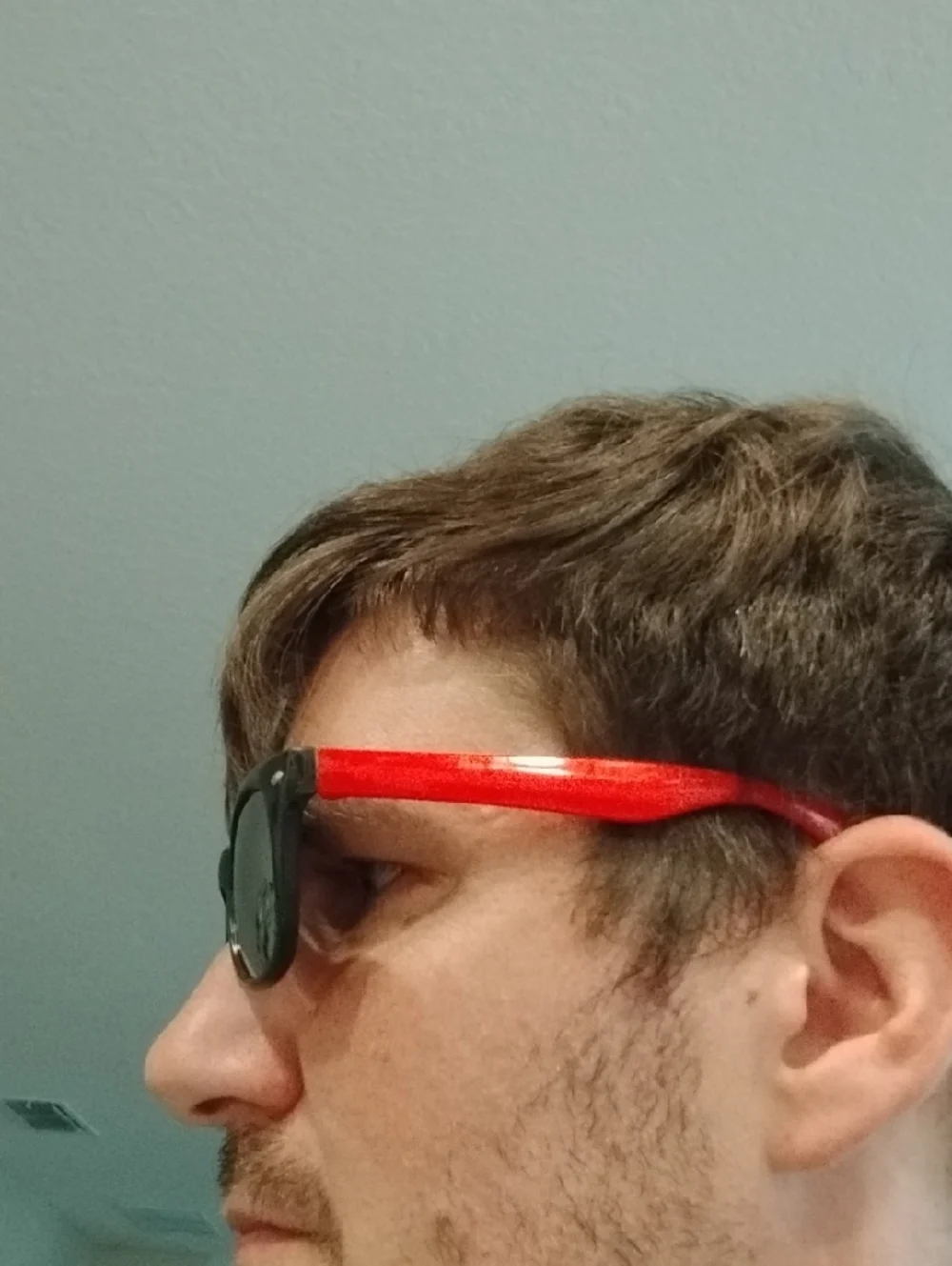 Kids Black and Red Sunglasses with Yellow Lenses
